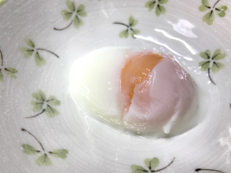 簡単 温 玉 レンジで30秒。温玉or半熟卵 お好みのままに♪